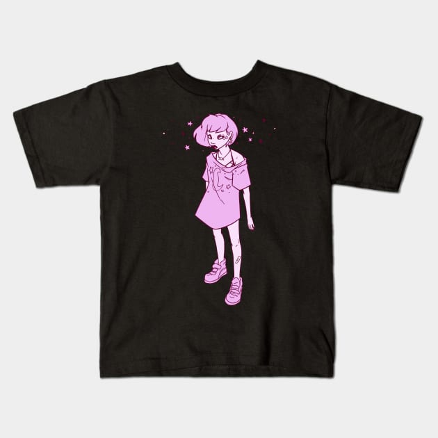 Astral Witch Kids T-Shirt by FindChaos